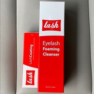 Lash foaming cleanser and Lash coating